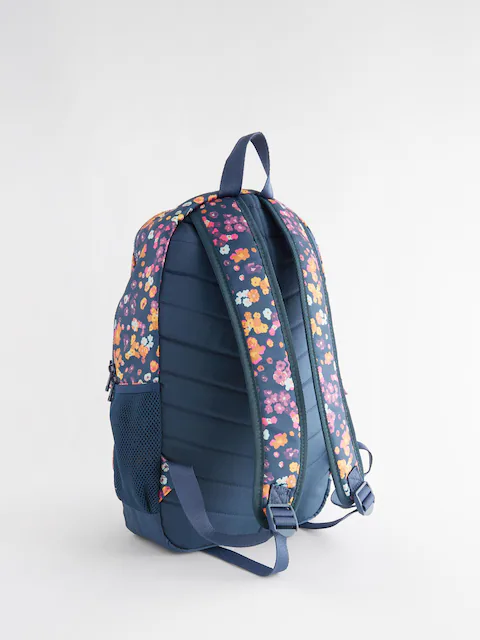 Navy Floral Backpack